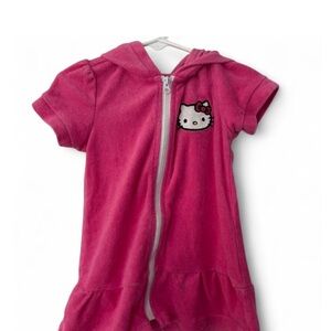 Hello Kitty Fuchsia Hooded Pajama Robe